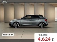 Nuova Audi A1 Sportback Comfort 116 CV (85 kW) 2025 Argento cavo metallizzato nero mito meta Utilitaria