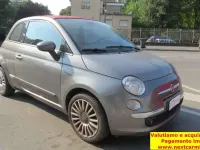 Usata Fiat 500C Lounge 69 CV (50 kW) 2014 Grigio Cabrio
