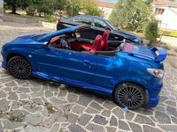 Usata Peugeot 206 CC 109 CV (80 kW) 2006 Blu Cabrio