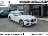 Usata Mercedes C220 Executive 170 CV (125 kW) 2015 Bianco Berlina