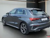 Usata Audi A3 S-Line 200 CV (147 kW) 2021 6y grigio daytona perla Berlina