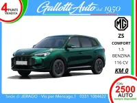 Nuova MG ZS Comfort 116 CV (85 kW) 2026 British green SUV