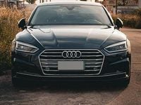 Usata Audi A5 S-Line 190 CV (139 kW) 2019 Blu Coupé