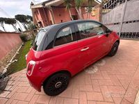Usata Fiat 500 2009 Rosso Cabrio