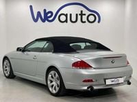 Usata BMW 645 Cabriolet 333 CV (244 kW) 2004 Argento Cabrio
