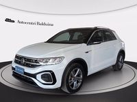 Usata VW T-Roc R-line 150 CV (110 kW) 2022 Bianco/ nero SUV