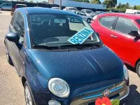 Usata Fiat 500 Lounge 69 CV (50 kW) 2009 Blu Cabrio
