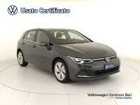 Usata VW Golf VIII Style 131 CV (96 kW) 2021 Grigio Berlina