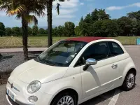 Usata Fiat 500C 95 CV (69 kW) 2010 Bianco Cabrio