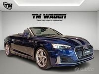 Usata Audi A5 Cabriolet Advanced 245 CV (180 kW) 2021 Blu Cabrio