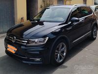 Usata VW Tiguan R-line 150 CV (110 kW) 2019 Nero SUV
