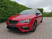 Usata Seat Leon Black Edition 150 CV (110 kW) 2020 Rosso Berlina