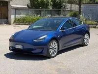 Usata Tesla Model 3 Standard Range 88 kW (120 CV) 2020 Blue oceano metallizzato Berlina