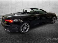 Usata Audi A5 Cabriolet Comfort 190 CV (139 kW) 2020 Nero metallizzato Cabrio