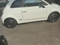 Usata Fiat 500 75 CV (55 kW) 2009 Bianco Cabrio