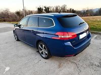 Usata Peugeot 308 GT-line 120 CV (88 kW) 2016 Blu Station wagon