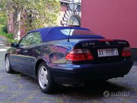 Usata Mercedes CLK200 Elegance 192 CV (141 kW) 1999 Blu Cabrio