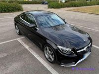 Usata Mercedes C220 Premium Plus 170 CV (125 kW) 2017 Nero Coupé
