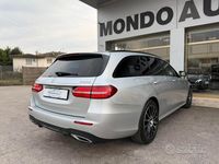 Usata Mercedes E220 AMG line 194 CV (142 kW) 2018 Grigio Station wagon