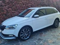 Usata Skoda Fabia ScoutLine 75 CV (55 kW) 2019 Bianco Station wagon