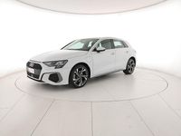 Usata Audi A3 S-Line 204 CV (150 kW) 2022 Bianco ghiacciaio metallizzato Berlina