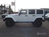Usata Jeep Wrangler Unlimited Sahara 200 CV (147 kW) 2012 Bianco SUV