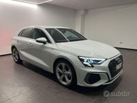 Usata Audi A3 S-Line 150 CV (110 kW) 2024 Bianco ghiaccio metallizzato Berlina