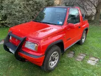 Usata Suzuki Vitara 80 CV (58 kW) 1993 Rosso Cabrio
