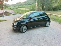 Usata Fiat 500 Lounge 69 CV (50 kW) 2011 Nero Utilitaria
