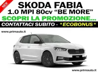 Nuova Skoda Fabia 80 CV (58 kW) 2026 Bianco luna tetto nero Berlina
