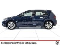 Usata VW Golf VII Highline 116 CV (85 kW) 2019 Azzurro Utilitaria