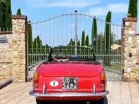Usata Fiat 1200 101 CV (74 kW) 1960 Rosso Cabrio
