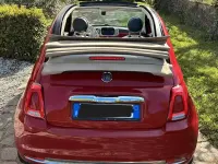 Usata Fiat 500 69 CV (50 kW) 2018 Rosso Cabrio