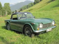 Usata Triumph TR4 101 CV (74 kW) 1965 Verde Cabrio