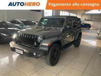 Usata Jeep Wrangler Unlimited Sahara 271 CV (199 kW) 2022 Grigio SUV