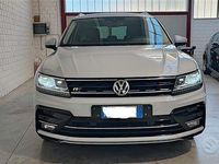 Usata VW Tiguan R-line 150 CV (110 kW) 2018 Bianco SUV