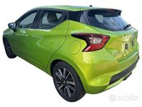 Usata Nissan Micra Acenta 90 CV (66 kW) 2017 Verde Utilitaria