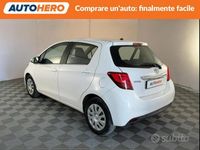 Usata Toyota Yaris Active 70 CV (51 kW) 2015 Bianco Utilitaria