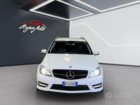 Usata Mercedes C220 Avantgarde 170 CV (125 kW) 2013 Bianco Station wagon