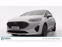 Begagnad Ford Fiesta Titanium 125 HK (91 kW) 2023 Vit Halvkombi