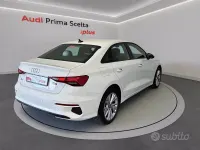 Usata Audi A3 Advanced 110 CV (80 kW) 2023 Bianco ibis Berlina