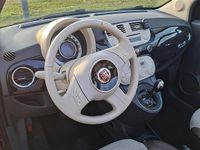Usata Fiat 500 Lounge 69 CV (50 kW) 2012 Blu Cabrio