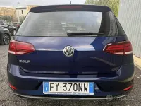 Usata VW Golf VII 150 CV (110 kW) 2019 Blu Berlina