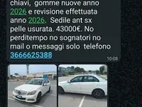 Usata Mercedes 200 2009 Bianco Berlina