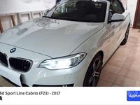 Usata BMW 218 Sport Line 2017 Bianco Cabrio