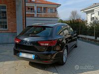 Usata Seat Leon 105 CV (77 kW) 2014 Nero Station wagon