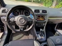 Usata VW Golf VI R 270 CV (198 kW) 2011 Nero Utilitaria