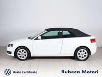 Usata Audi A3 Cabriolet Attraction 105 CV (77 kW) 2008 Bianco Cabrio