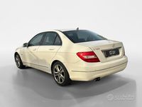 Usata Mercedes C180 Avantgarde 183 CV (134 kW) 2012 Bianco Berlina