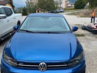 Usata VW Polo R-line 95 CV (69 kW) 2019 Blu Utilitaria